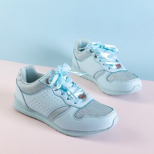 Svetlo modrá dámska športová obuv od značky Briseis - Footwear