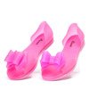 Tmavě růžové boty Melissa s lukem Papaver - Obuv 1