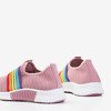 Tmavo ružové dámske športové šmykľavé topánky - na Sweet Rainbow - Obuv