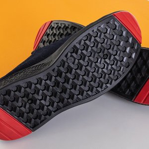 Tmavomodré pánske športové návleky na topánky Chof - obuv