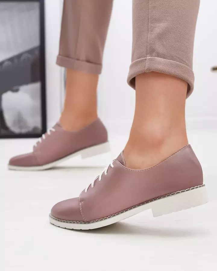 Tmavoružové dámske topánky Uwem- Footwear