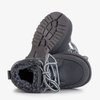 Tmavošedé chlapčenské topánky Bimba - Obuv