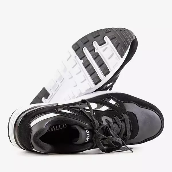 VÝPLET Čiernobiela pánska športová obuv Hualo - obuv