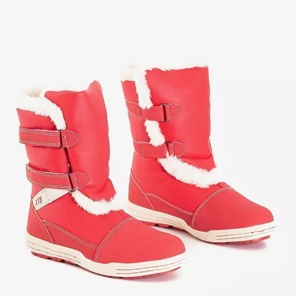 VÝPLET Detské červené snehové topánky Astoria - Obuv