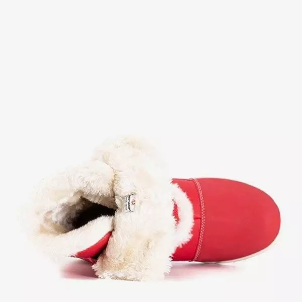 VÝPLET Detské červené snehové topánky Astoria - Obuv