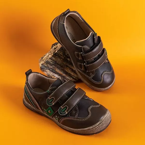 VÝPLET Hnedá chlapčenská športová obuv Tiguar - Topánky