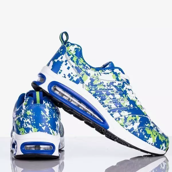 VÝSTUP Modrá a zelená dámska športová obuv Thalassa - Obuv