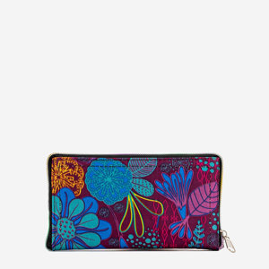 Viacfarebná nákupná taška zložená do peňaženky s farebným vzorom - Príslušenstvo