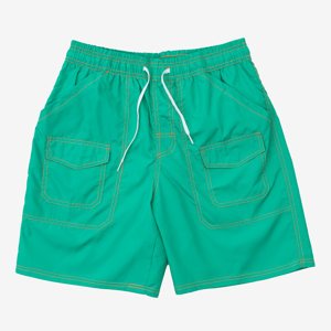 Zelené pánske športové šortky - oblečenie